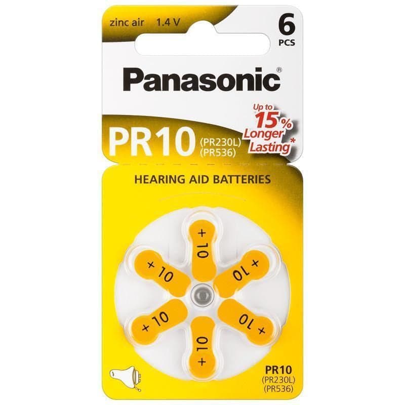 Batterie a Bottone per Protesi Acustiche PR10 PR230L PR536, 6pz in Pile monouso Scontolo.net - Potenza, commercioVirtuoso.it