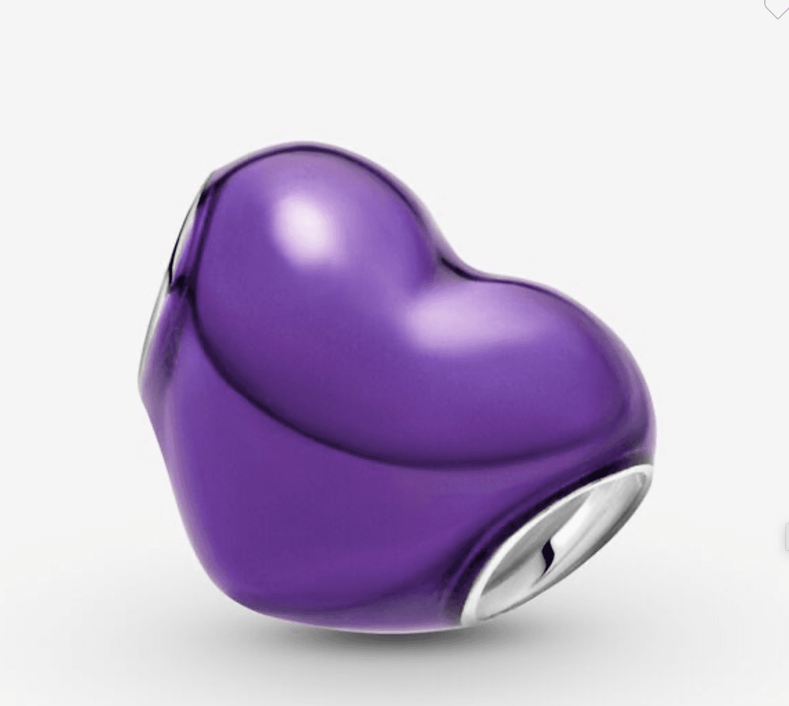 Pandora -Charm Cuore viola metallico in Bead Charm Alba Gioielli - Casoria, commercioVirtuoso.it