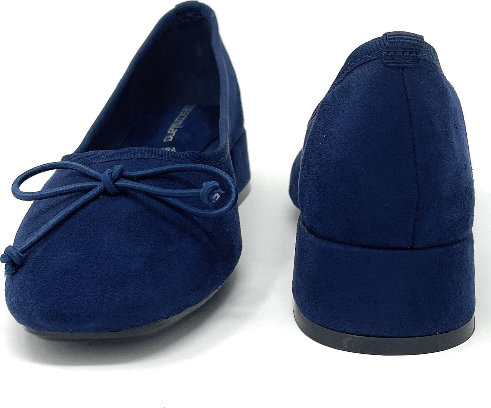 Francesco Milano ballerina donna in pelle blu navy D05-05C in prodotto Teresi Calzature - Marsala, commercioVirtuoso.it