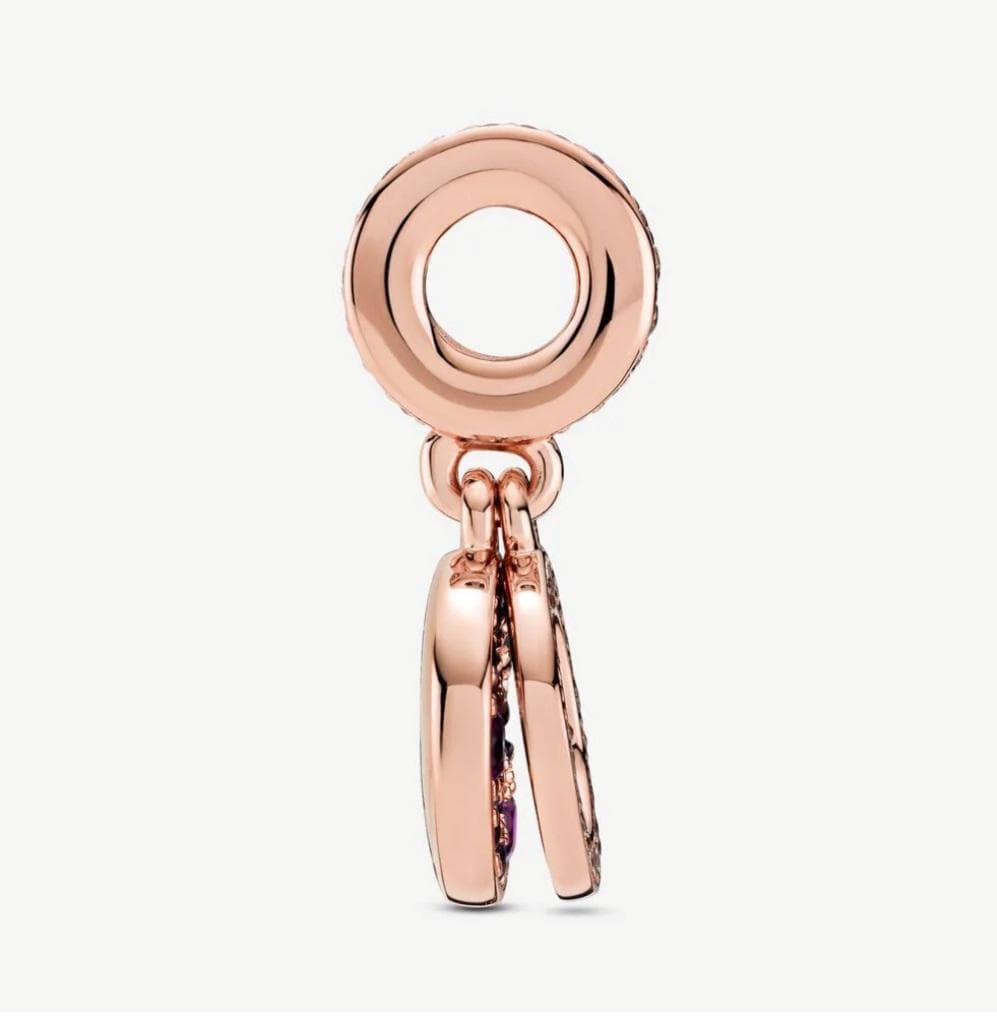 Pandora - CHARM PENDENTE DOPPIO CON DISCO ROSA SCINTILLANTE in Bead Charm Alba Gioielli - Casoria, commercioVirtuoso.it