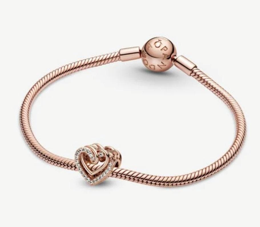 Pandora - Charm Cuori intrecciati scintillante in Bead Charm Alba Gioielli - Casoria, commercioVirtuoso.it