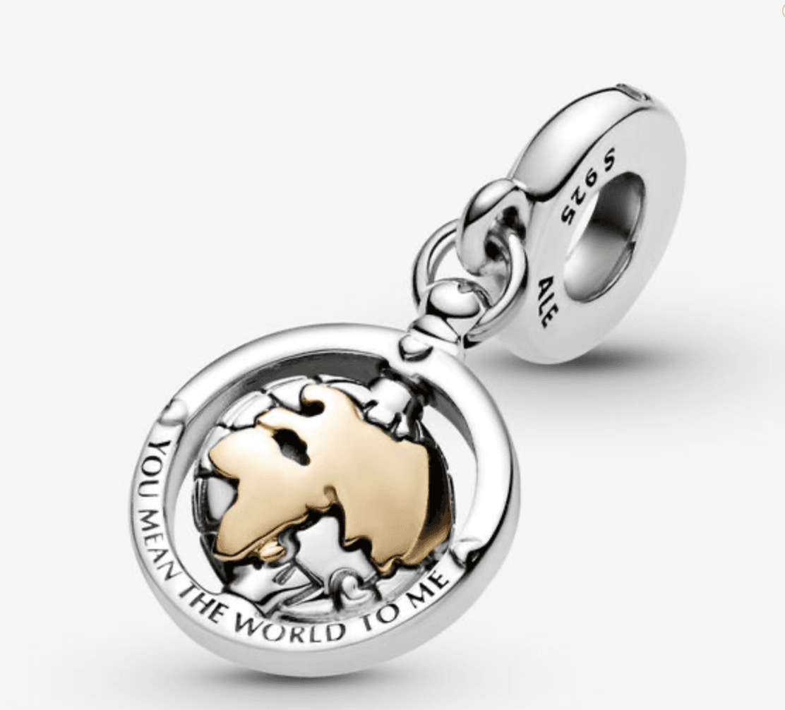 Pandora -Charm pendente Mondo girevole in Bead Charm Alba Gioielli - Casoria, commercioVirtuoso.it