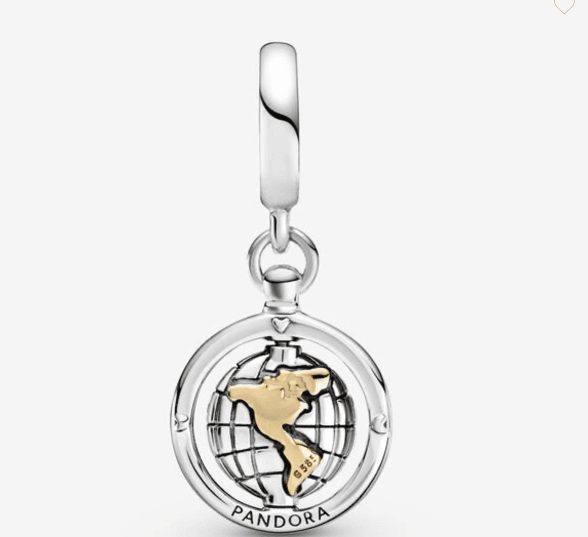 Pandora -Charm pendente Mondo girevole in Bead Charm Alba Gioielli - Casoria, commercioVirtuoso.it