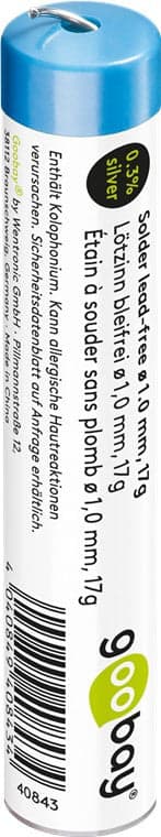 Stagno in Rotolo per Saldatura diam. 1.0 mm, 17gr in  Scontolo.net - Potenza, commercioVirtuoso.it