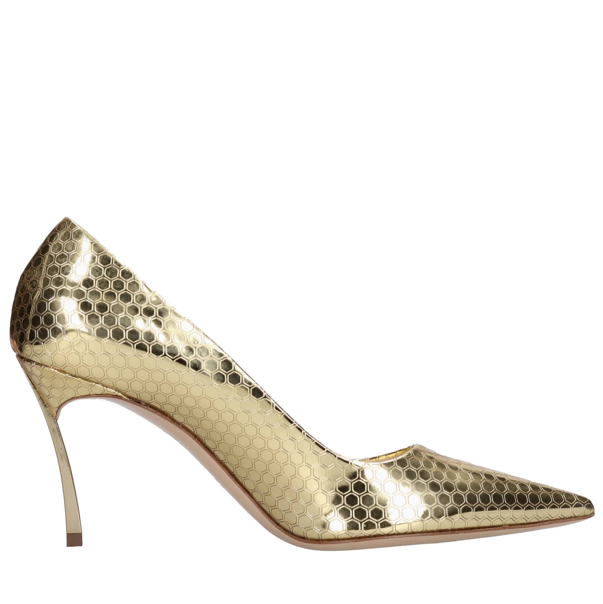 Casadei Scarpe con Tacco Oro da donna in Scarpe col tacco Drestige - Casamassima, commercioVirtuoso.it