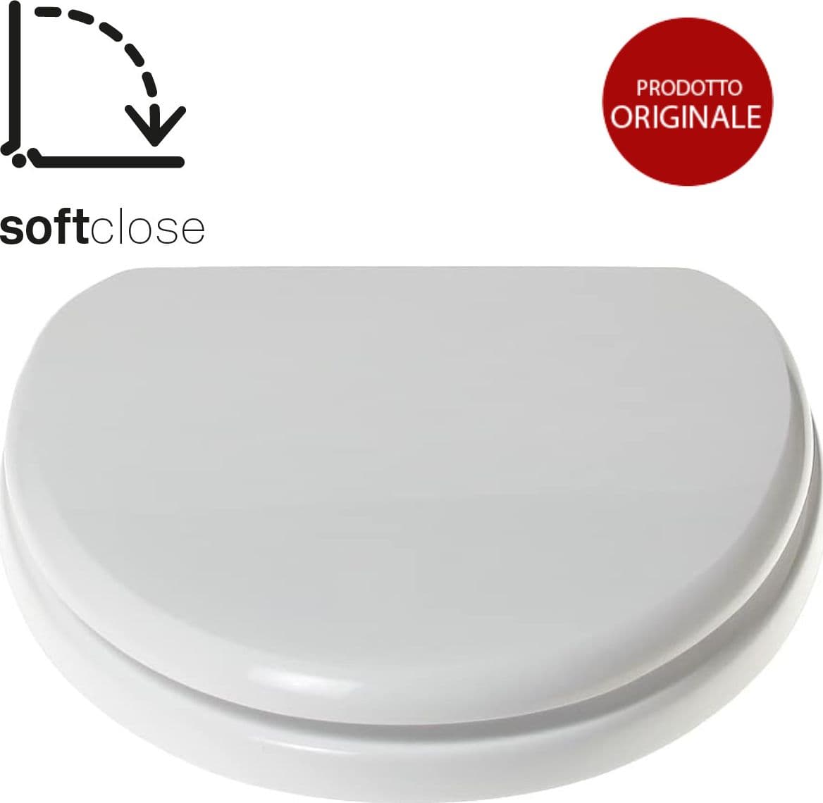 COPRIWATER WC SWEET LIFE DOLOMITE - Ricambio ORIGINALE in Legno Rivestito SOFT CLOSE in Sedili WC Masterbrico - Longobardi, commercioVirtuoso.it