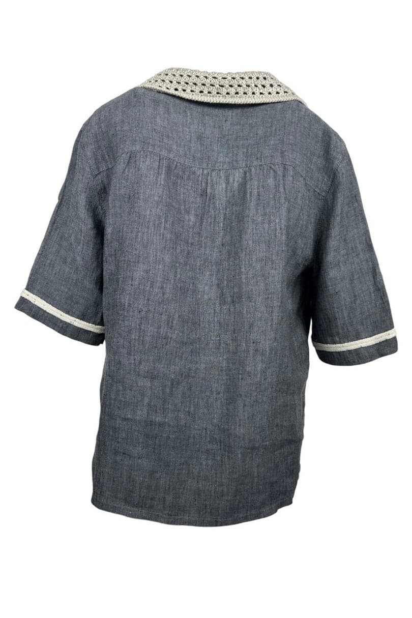Purotatto Camicie Antracite/beige da donna in Bluse e camicie Drestige - Casamassima, commercioVirtuoso.it