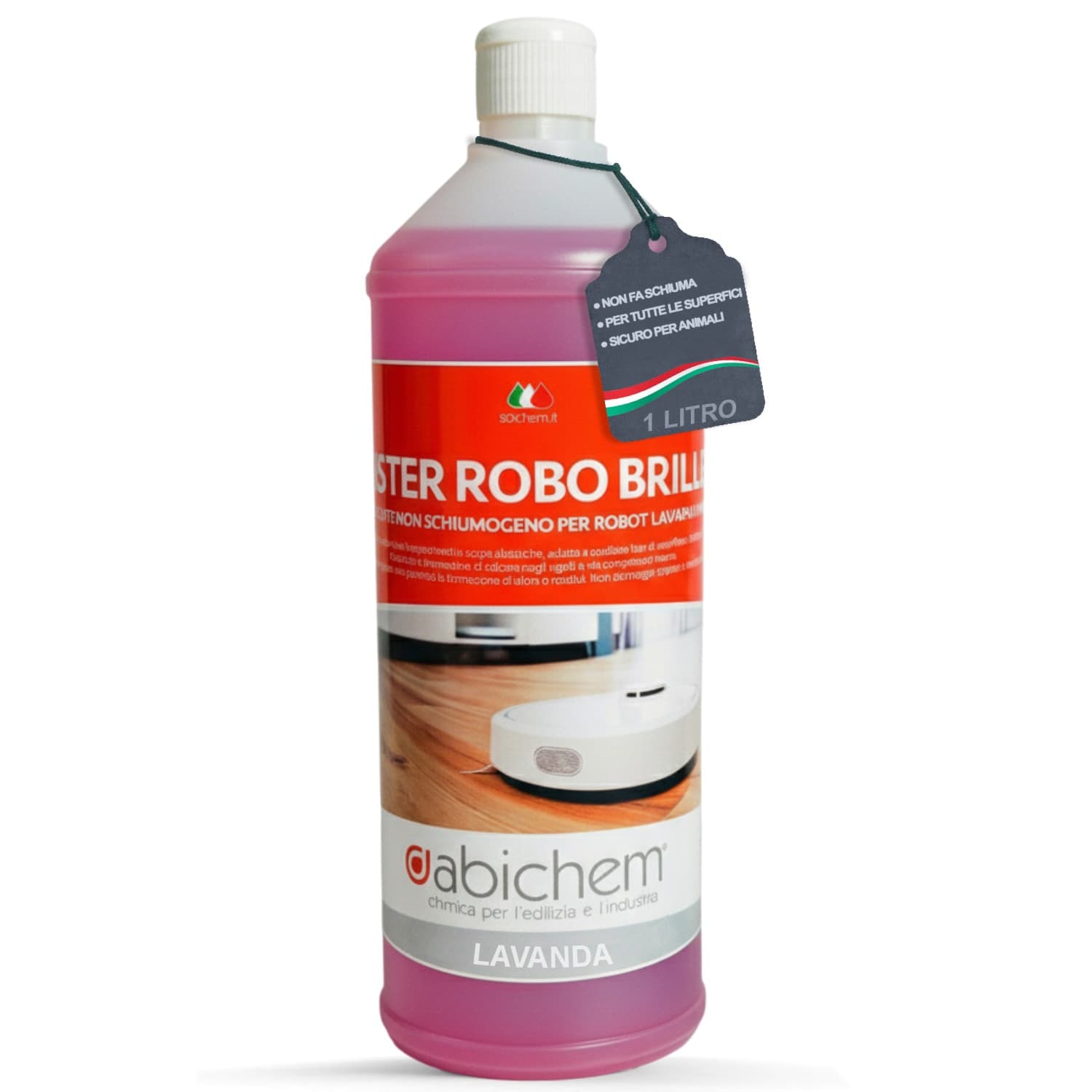 MISTER ROBO BRILLO detergente concentrato per robot e lavapavimenti 1 lt in Detergenti per pavimento Masterbrico - Longobardi, commercioVirtuoso.it
