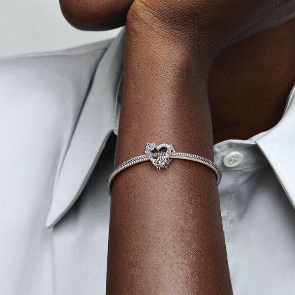 Pandora Charm Cuore aperto e rose in Bead Charm Alba Gioielli - Casoria, commercioVirtuoso.it