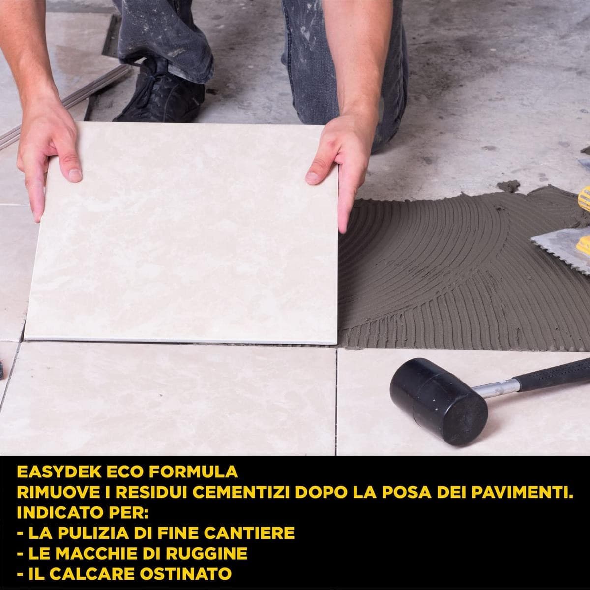 Fila EASYDEK detergente disincrostante eco per gres e ceramica lt.1 in Detergenti multiuso Masterbrico - Longobardi, commercioVirtuoso.it