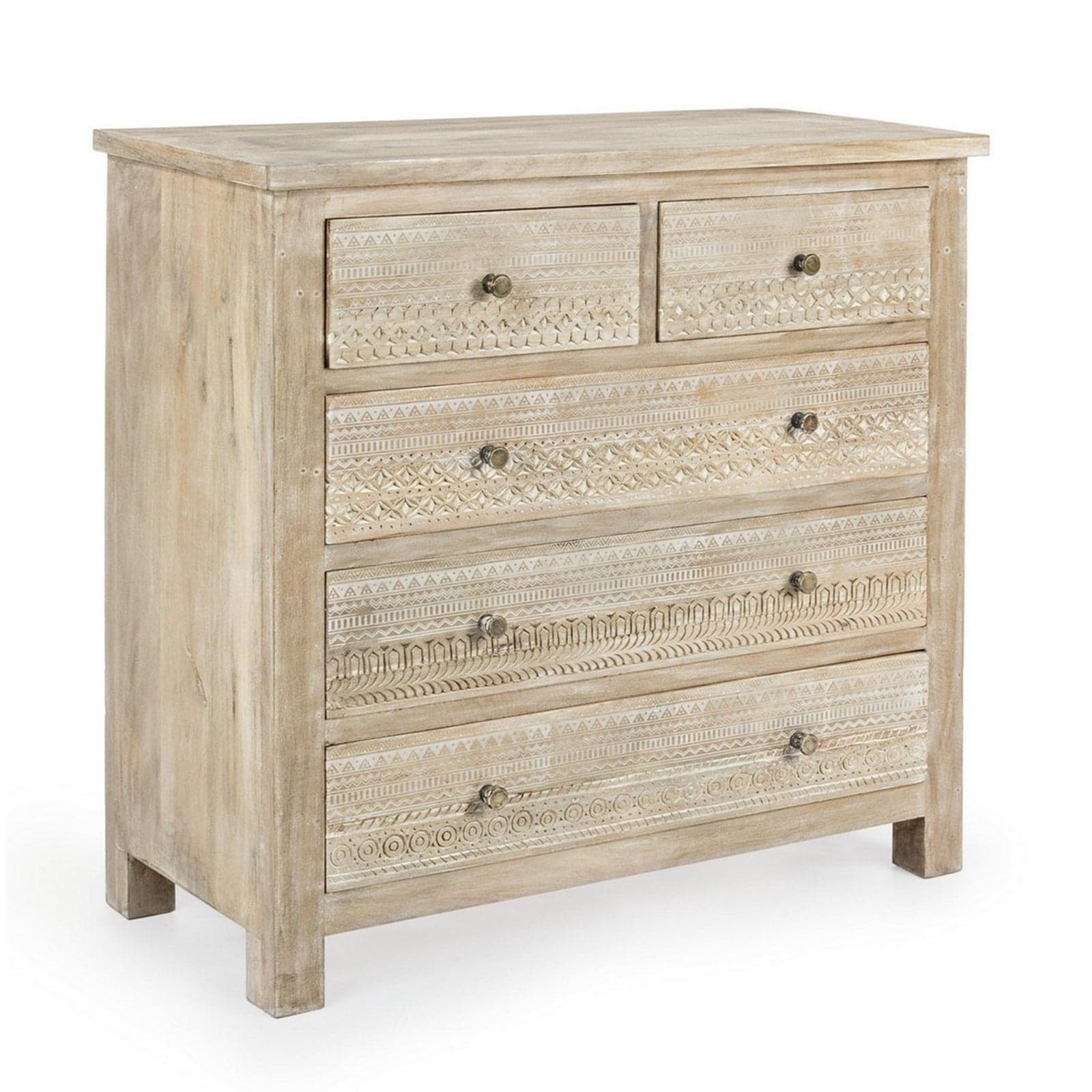 Cassettiera "Mayra" per interno, con 5 Cassetti, 98 x 45 x 98 cm - 5