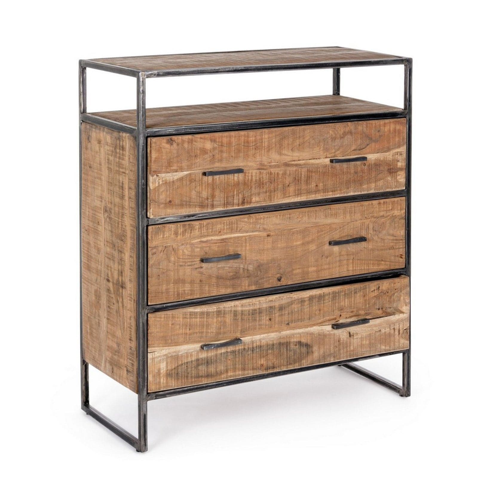 Cassettiera "Elmer" per interno, con 3 Cassetti, 94 x 44.5 x 109.5 cm - 9