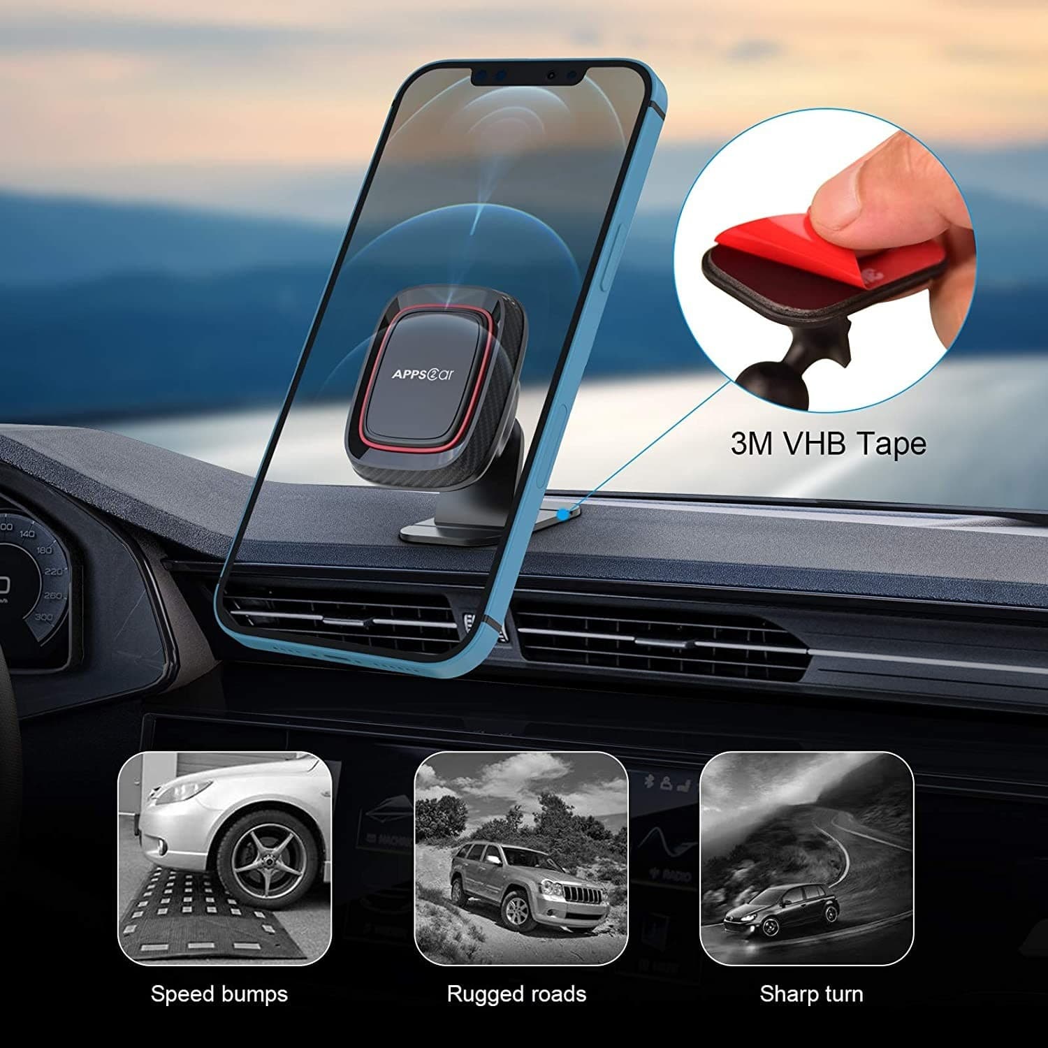 Porta Cellulare Universale Auto Supporto Super Calamitato Adesiva 4"-7" Pt-c024 Elettronica/Audio e video portatile/Accessori/Accessori per lettori MP3/Supporti per auto Trade Shop italia - Napoli, Commerciovirtuoso.it