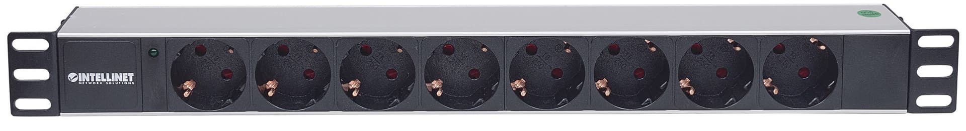 Multipresa per Rack 19'' 8 posti Spina Schuko Angolata 1U in Multiprese Scontolo.net - Potenza, commercioVirtuoso.it