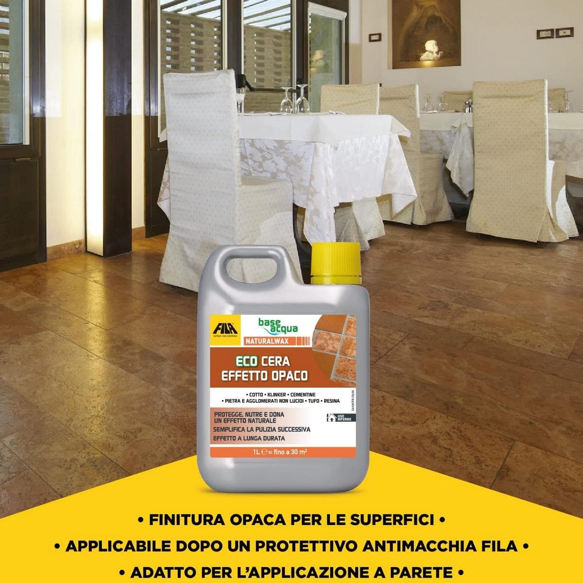 Fila Naturalwax – Cera effetto opaco per superfici – 1 litro in Cera Masterbrico - Longobardi, commercioVirtuoso.it