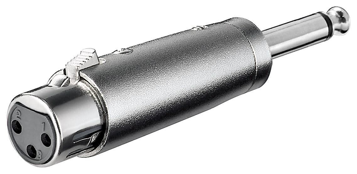 Adattatore XLR Cannon Femmina ad Audio 6,35mm Maschio Mono in Adattatori Scontolo.net - Potenza, commercioVirtuoso.it