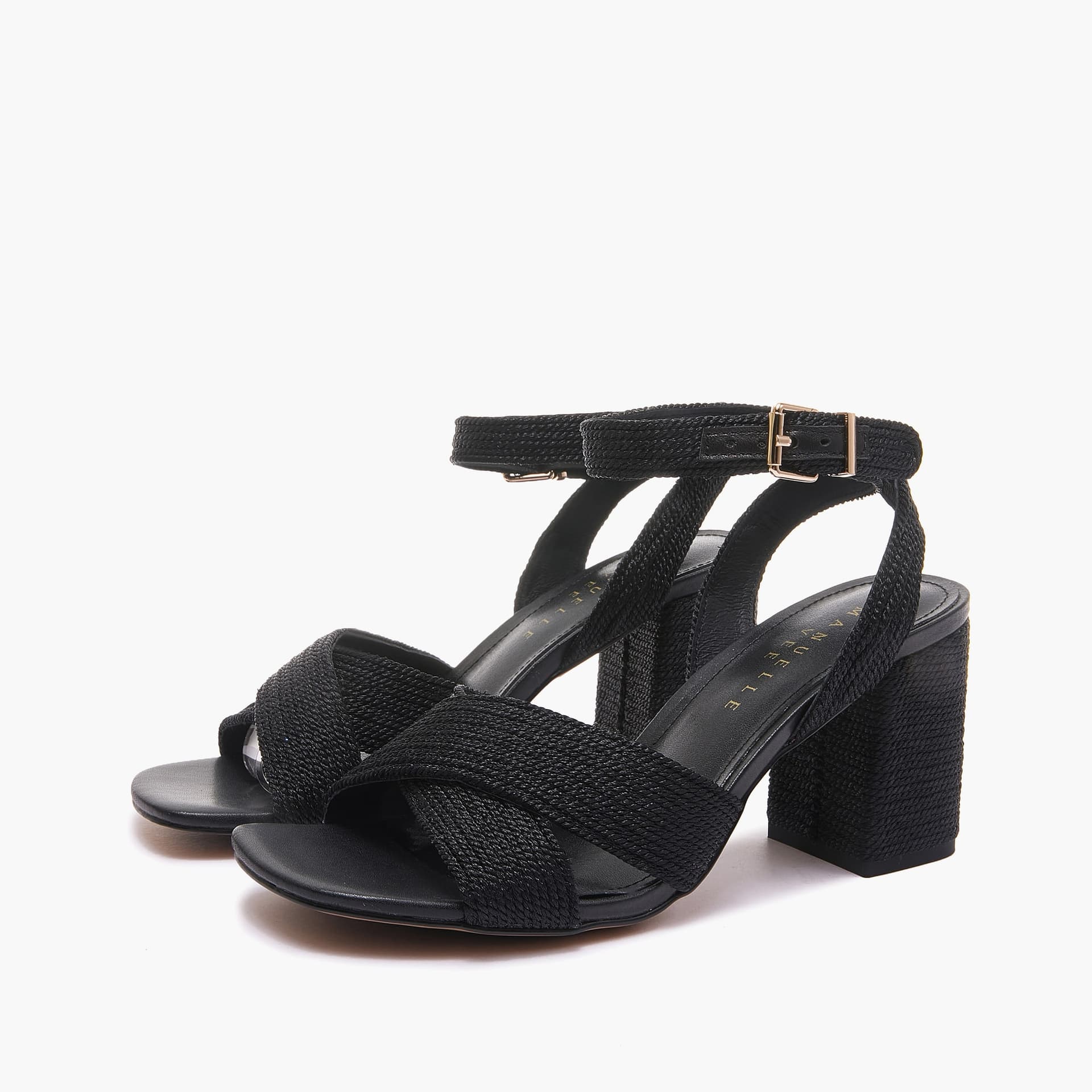 Emanuelle Vee sandali donna Farah raffia sutage lame black 203 10 in prodotto Teresi Calzature - Marsala, commercioVirtuoso.it