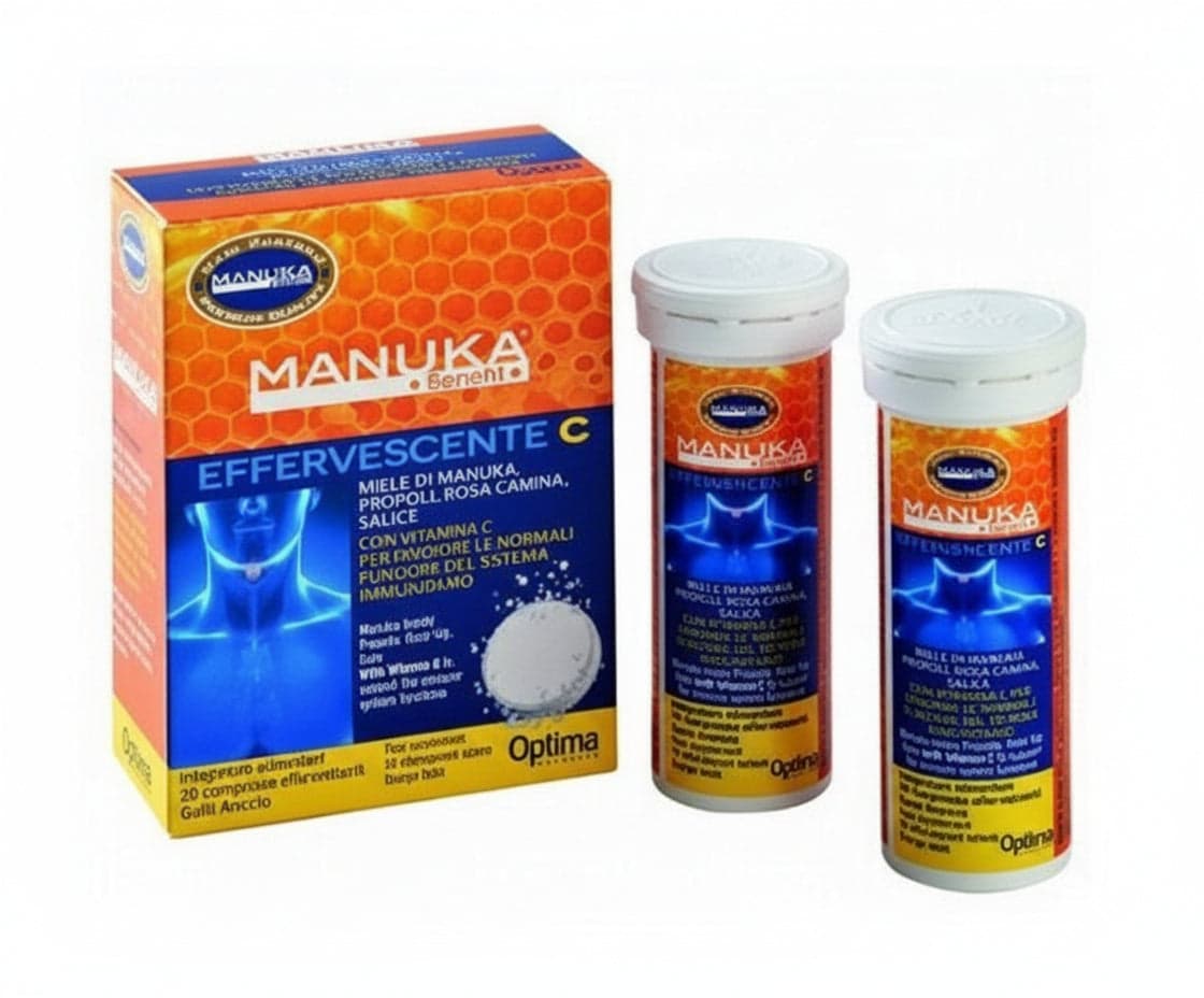 Manuka benefit efferv c 20 compresse