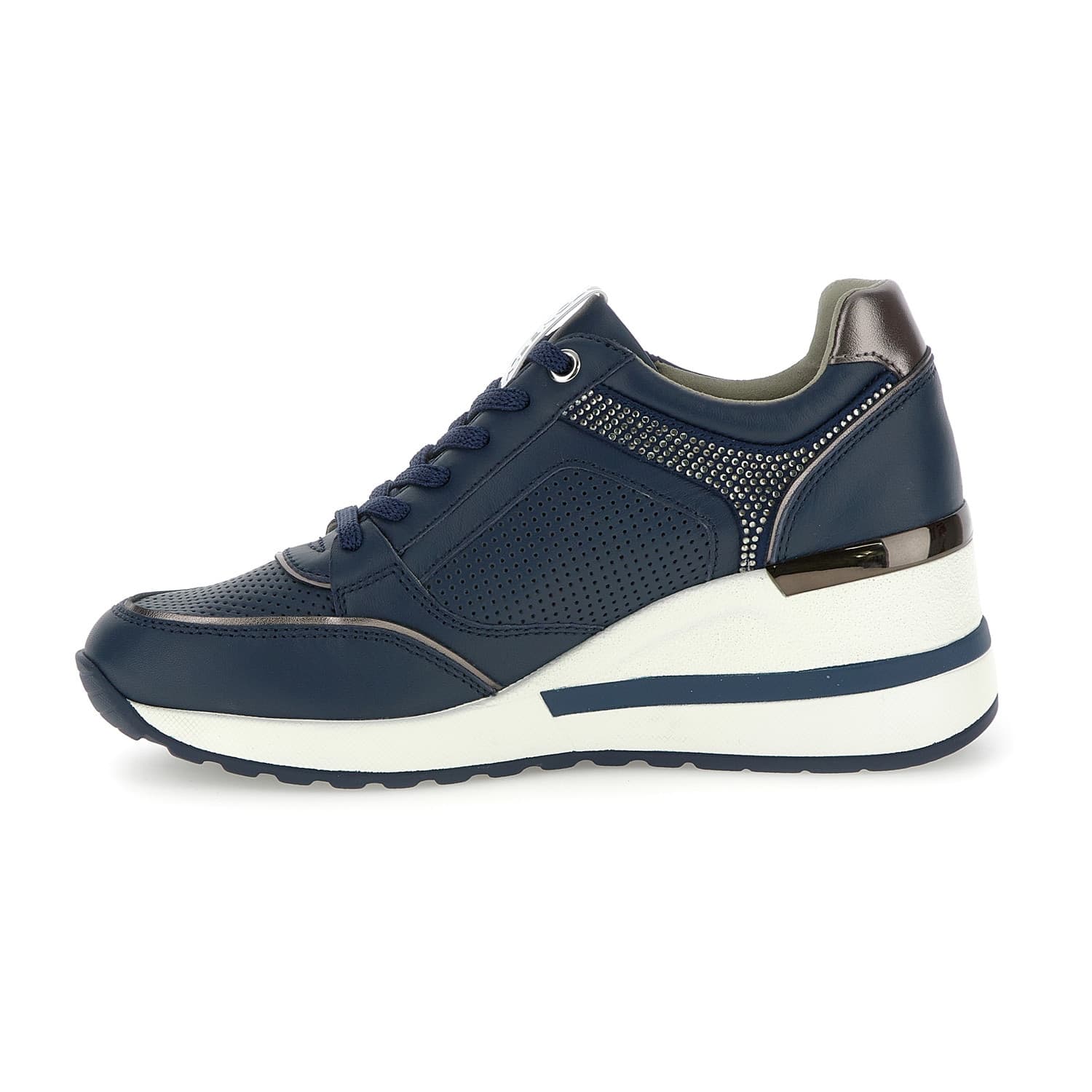 Stonefly sneakers donna Mina 1 in pelle blue 222494 144 in prodotto Teresi Calzature - Marsala, commercioVirtuoso.it
