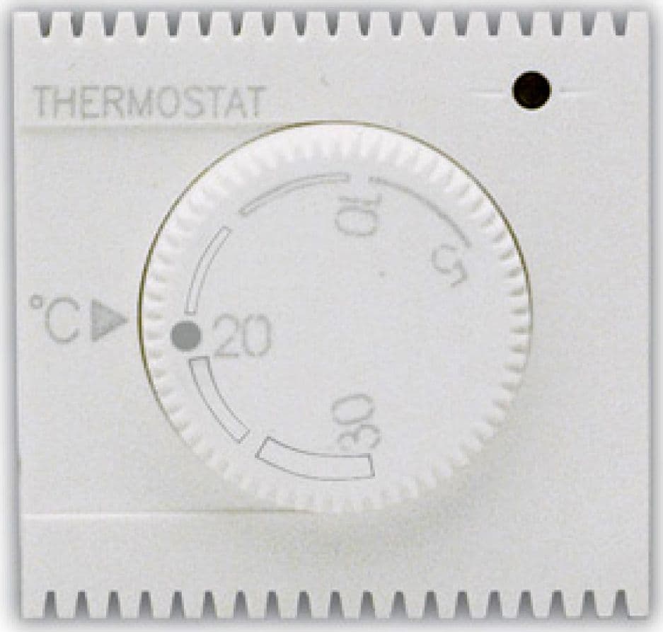 Domus S44 Termostato Elettronico con Manopola 230V NA+NC 5A 2 Moduli Bianco Lucido in Termostati Scontolo.net - Potenza, commercioVirtuoso.it