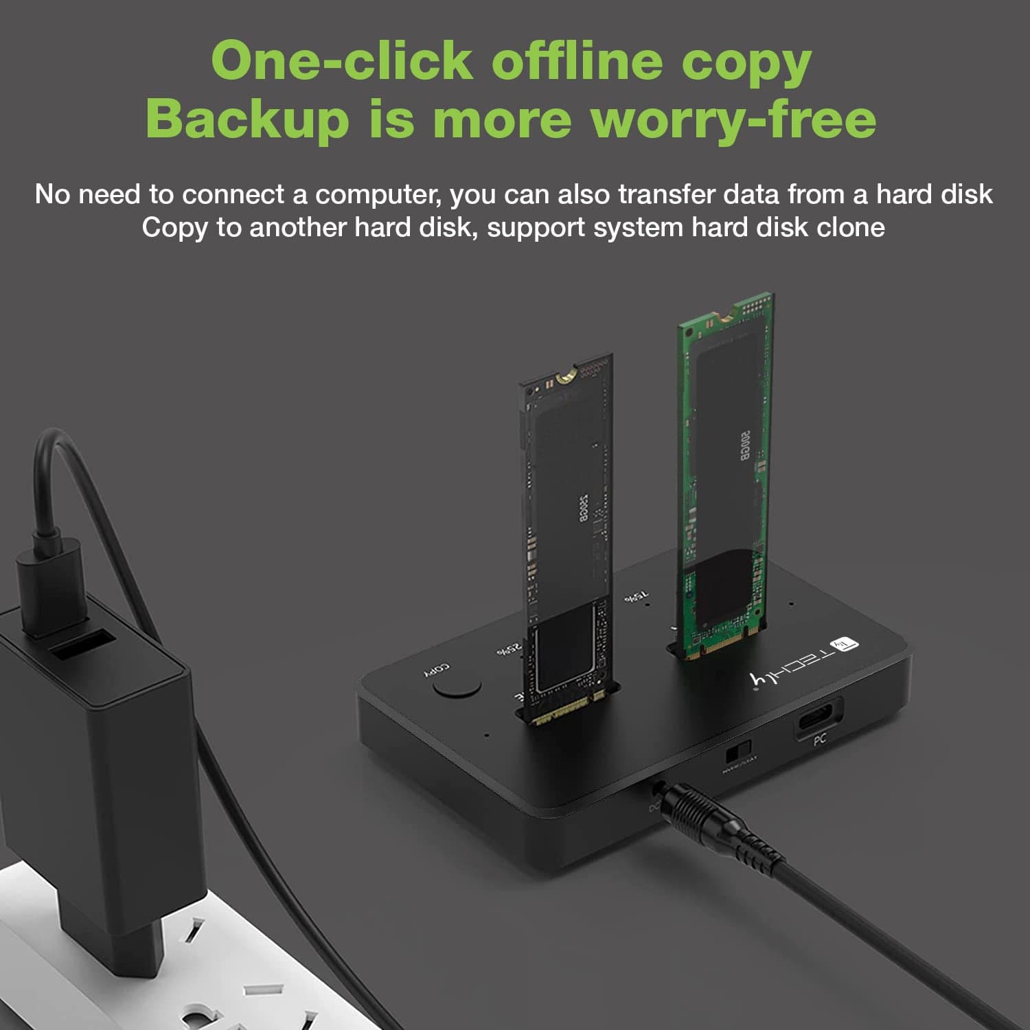 Docking Station Dual-Bay SSD M.2 NVME PCIe SATA 10 Gbps Duplicatori Clone Offline in  Scontolo.net - Potenza, commercioVirtuoso.it