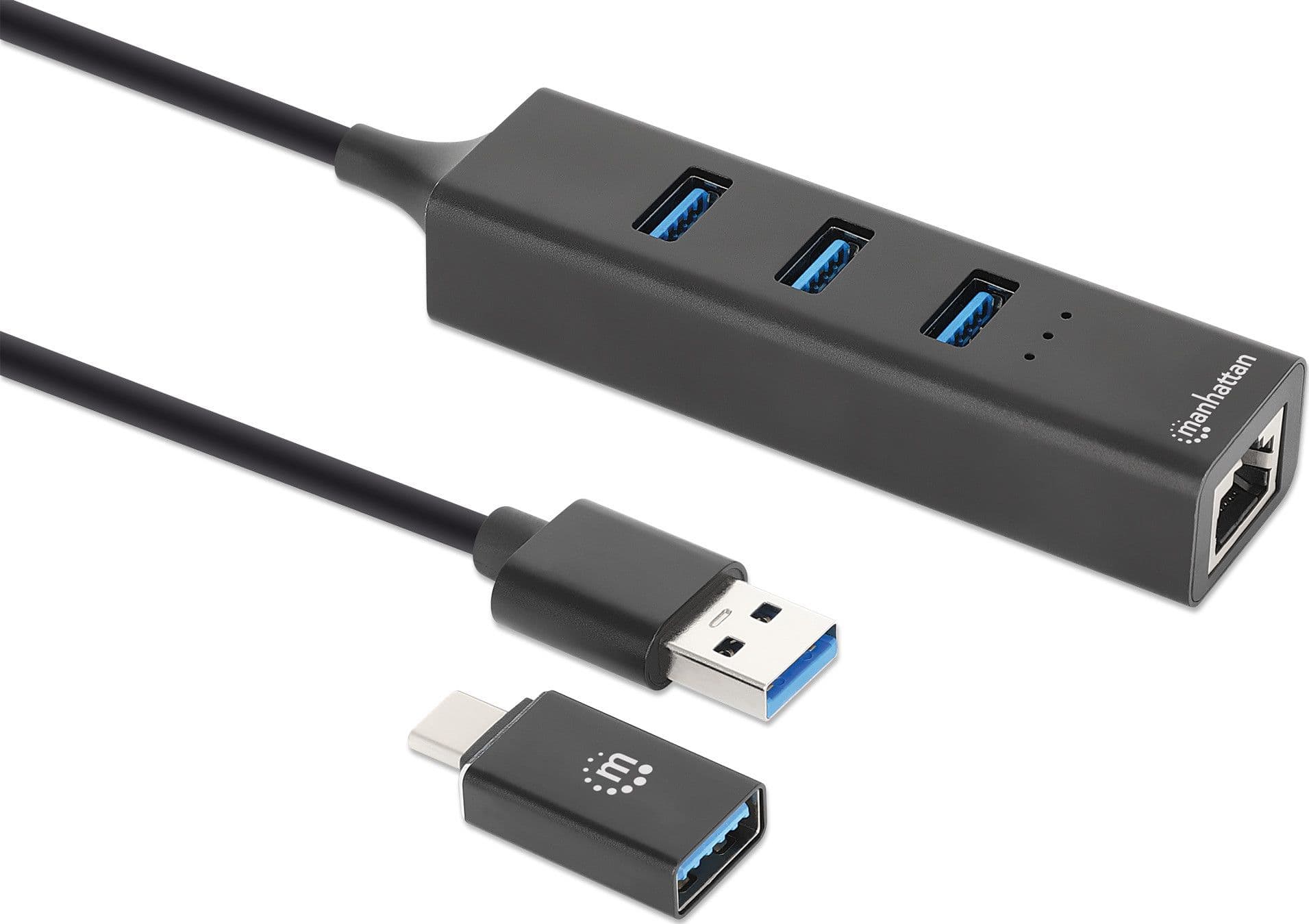 Hub USB 3.0 3 Porte Combo Type-C/A con Adattatore di Rete Gigabit in  Scontolo.net - Potenza, commercioVirtuoso.it