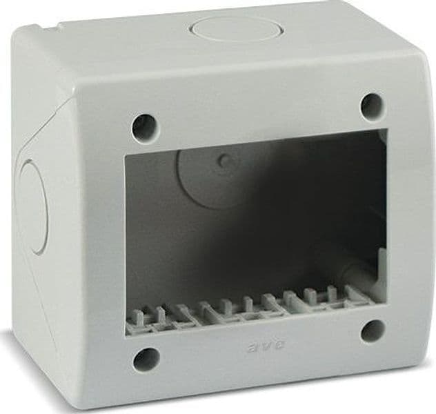 Contenitore Autoportante IP40 S44 per Minicanali 3 Moduli Bianco in Placche combinate interruttori e prese Scontolo.net - Potenza, commercioVirtuoso.it