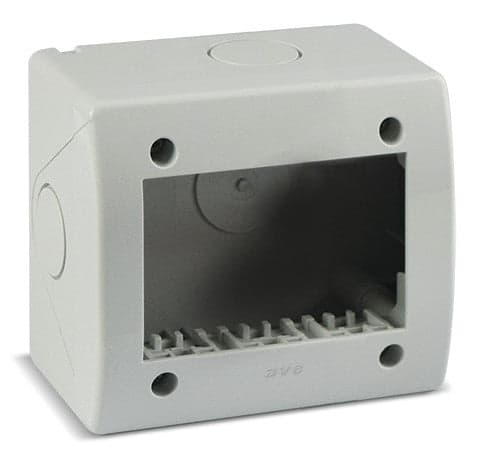 Contenitore Autoportante IP40 S44 per Minicanali 3 Moduli Bianco in Placche combinate interruttori e prese Scontolo.net - Potenza, commercioVirtuoso.it