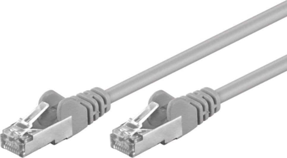 Cavo di Rete Patch in CCA Cat.5E Schermato F/UTP 0,5 m Grigio in Cavi Ethernet Scontolo.net - Potenza, commercioVirtuoso.it