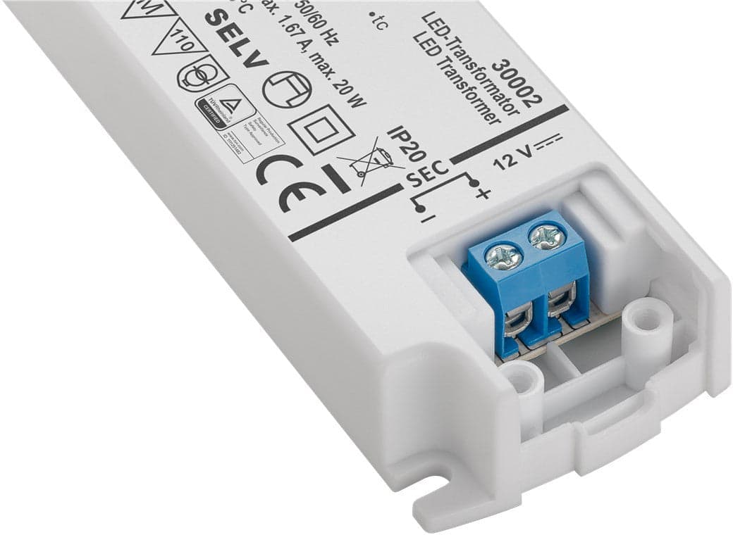 Alimentatore Led da 20W per Led (0.5W-20W) in Trasformatori a bassa intensità Scontolo.net - Potenza, commercioVirtuoso.it