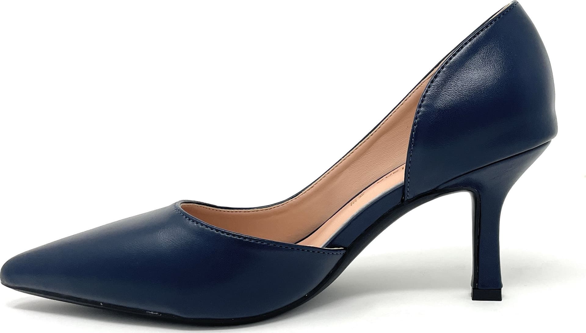 Francesco Milano décolleté in pelle blu navy A08-12A in prodotto Teresi Calzature - Marsala, commercioVirtuoso.it