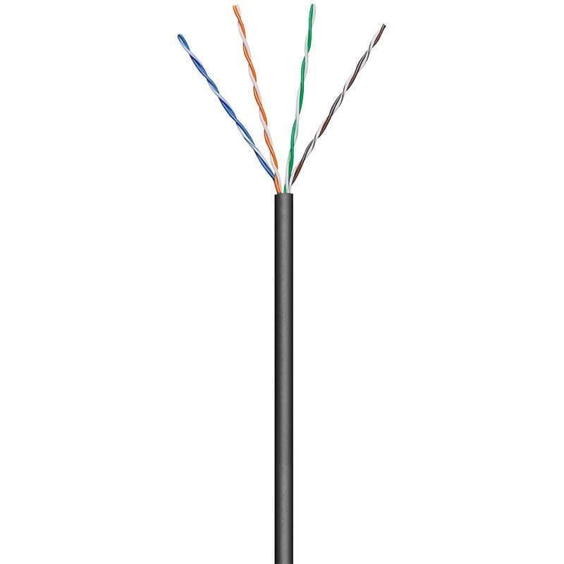 Matassa U/UTP Cavo Cat.5E CCA 100m Flessibile da Esterno Nero in Cavi Ethernet Scontolo.net - Potenza, commercioVirtuoso.it