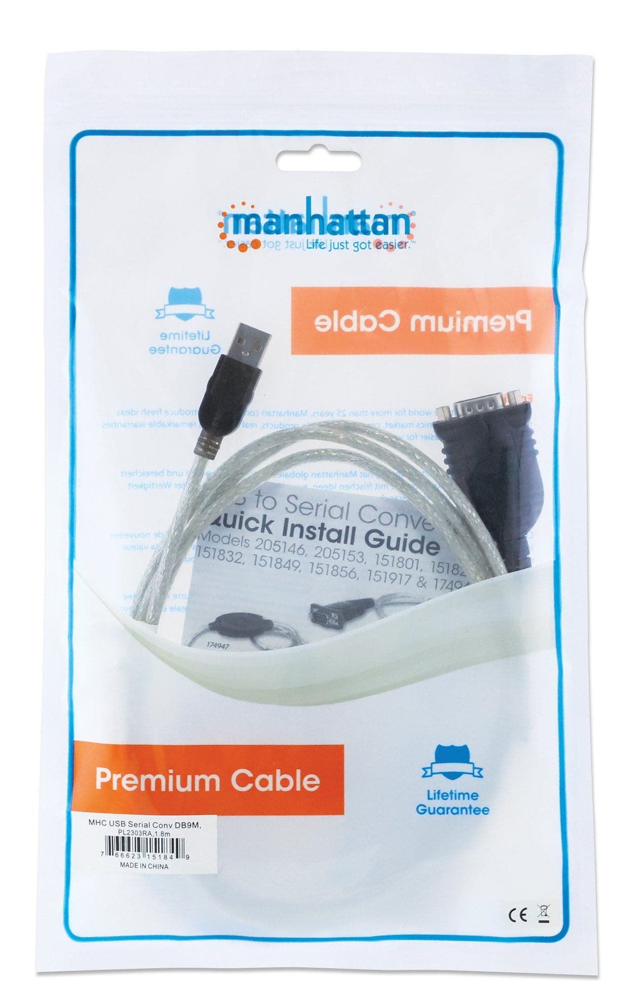 Convertitore Adattatore Manhattan da USB a Seriale 1,8m in  Scontolo.net - Potenza, commercioVirtuoso.it