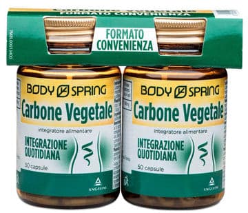 Body spring bipack carbone vegetale 50 capsule