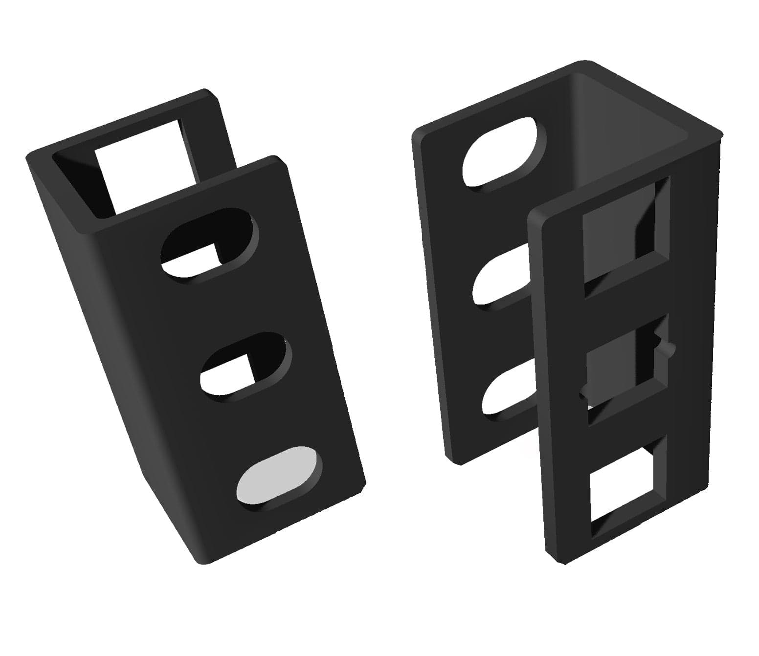 Coppia di Adattatori di Profondit&agrave Guide per Rack 1U in Borse custodie e contenitori rack Scontolo.net - Potenza, commercioVirtuoso.it