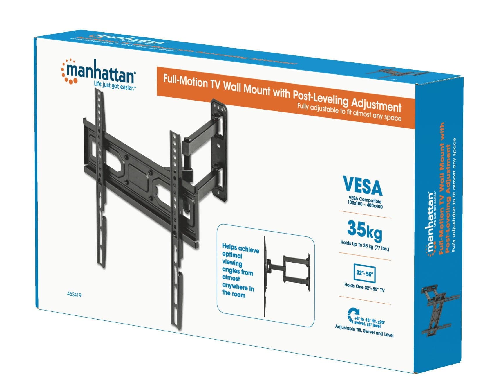 Staffa a Muro per TV LED LCD 32-55'' Full Motion in Supporti da parete e da soffitto Scontolo.net - Potenza, commercioVirtuoso.it
