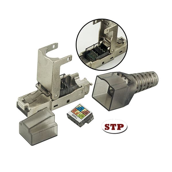 Plug Modulare RJ45 Cat.6A Schermato Toolless in Cavi Ethernet Scontolo.net - Potenza, commercioVirtuoso.it