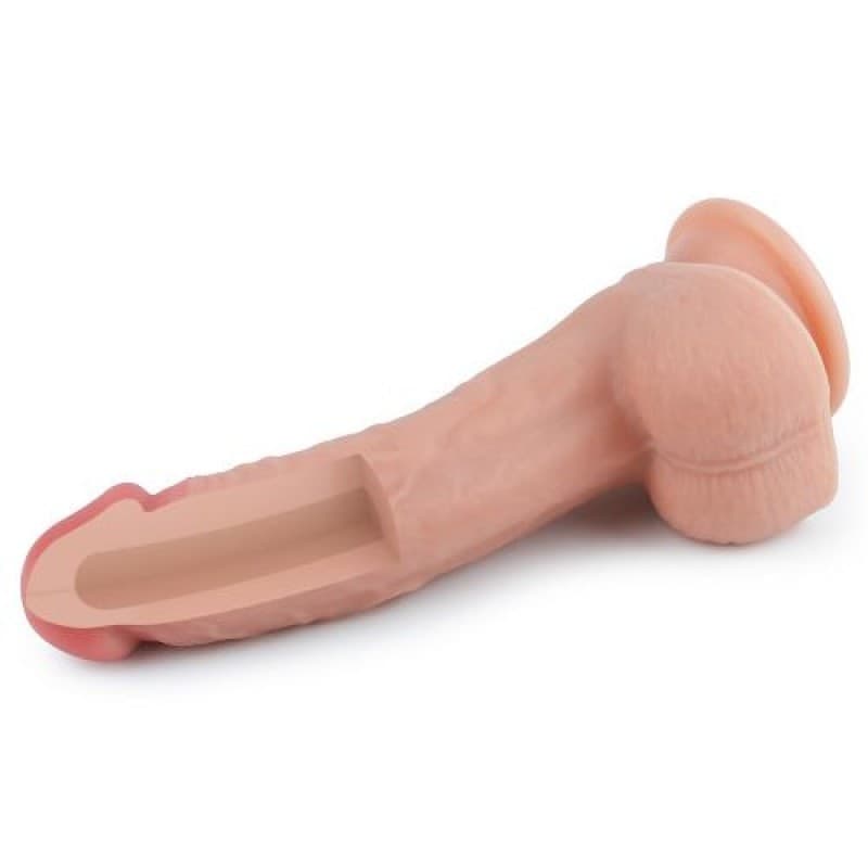 Dildo Realistico Dual Layered 8.5'' – Effetto Naturale 21,5 cm in Dildo doppi Sexy Tentazioni - Siracusa, commercioVirtuoso.it