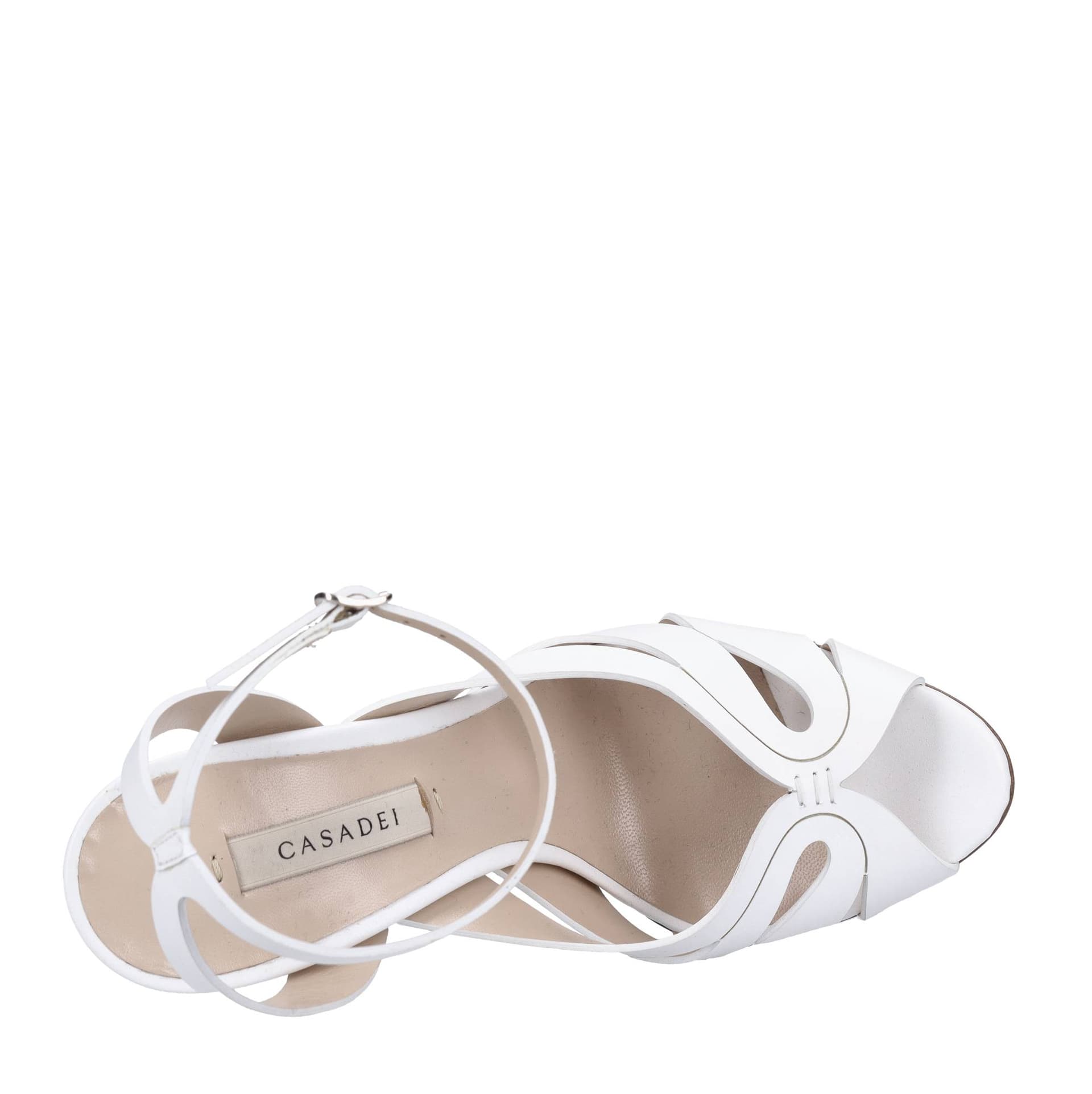 Casadei Sandali Bianco da donna in Sandali moda Drestige - Casamassima, commercioVirtuoso.it