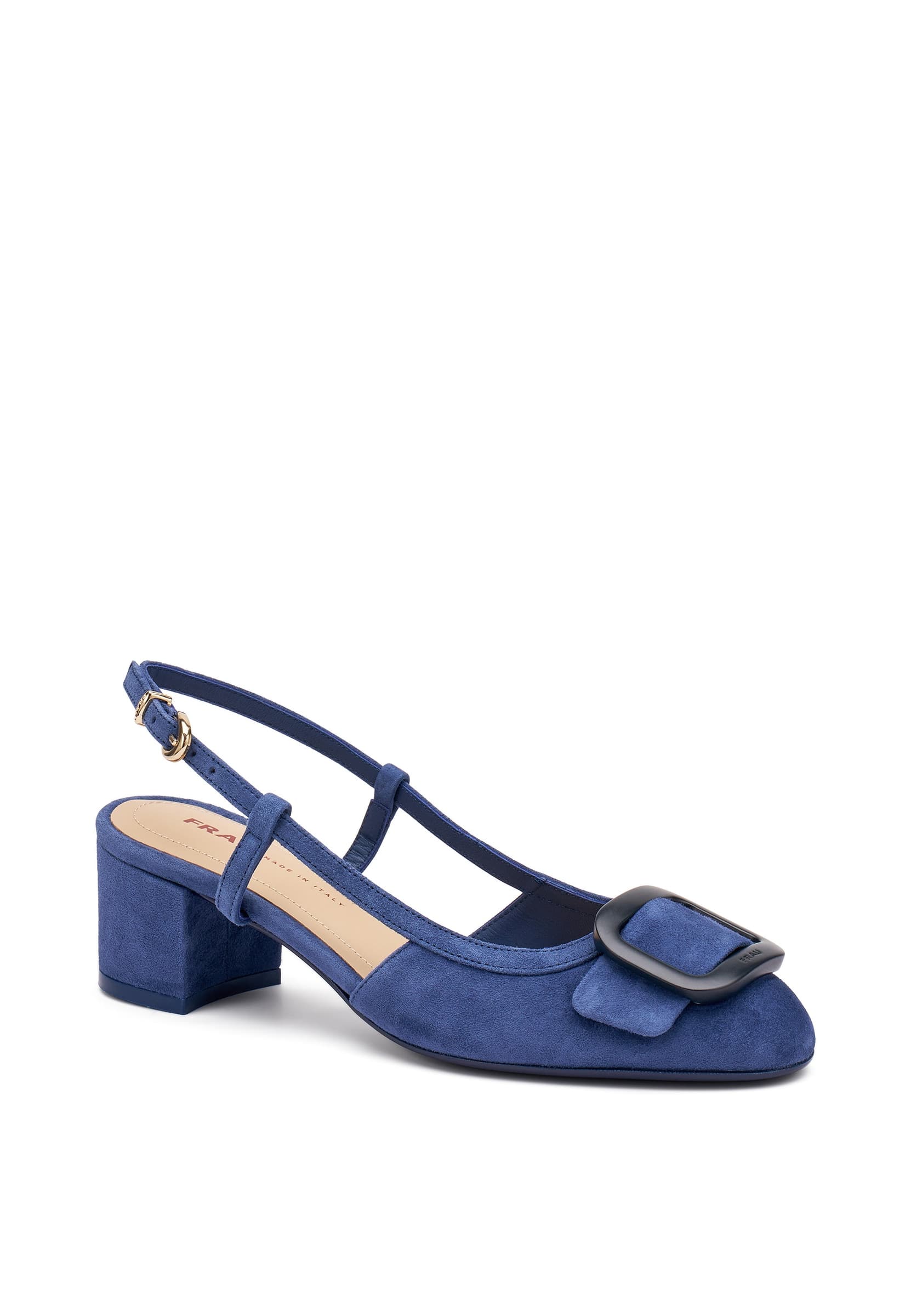 Frau slingback donna in camoscio col. abyss - blu 66B8 in prodotto Teresi Calzature - Marsala, commercioVirtuoso.it