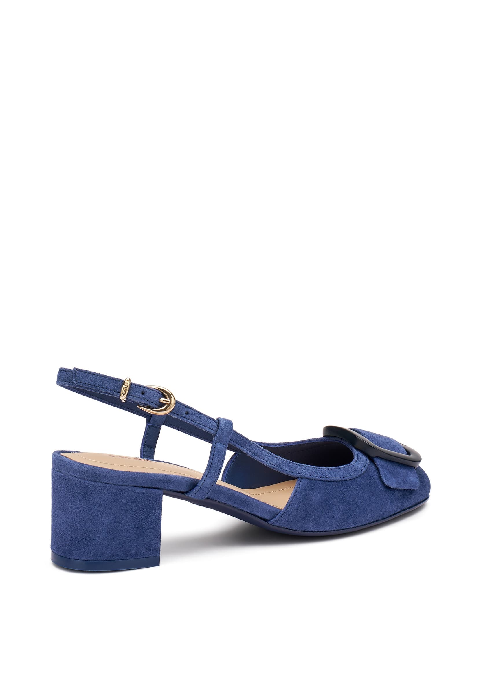 Frau slingback donna in camoscio col. abyss - blu 66B8 in prodotto Teresi Calzature - Marsala, commercioVirtuoso.it