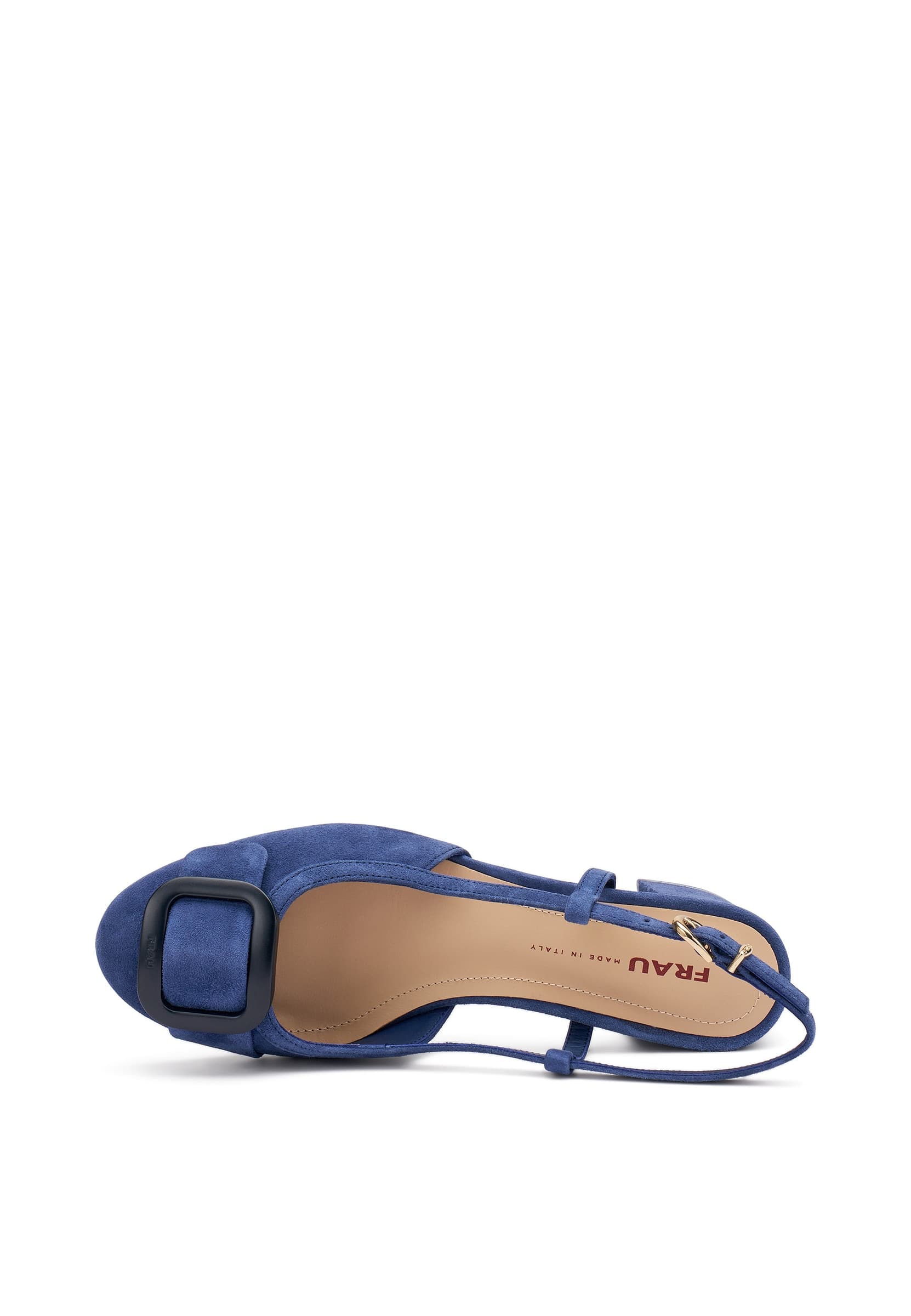 Frau slingback donna in camoscio col. abyss - blu 66B8 in prodotto Teresi Calzature - Marsala, commercioVirtuoso.it