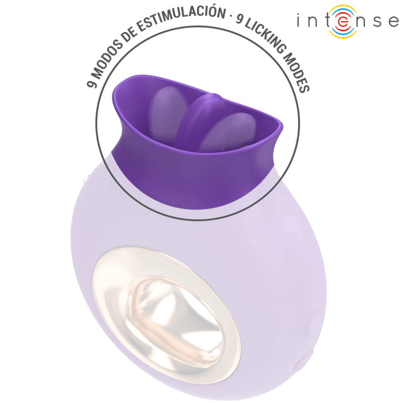 INTENSE - STIMOLATORE CLITORIDEO TULI 9 VIBRAZIONI E 9 OSCILLAZIONI VIOLA in Vibratori G-Spot Desideria Shop - Latina, commercioVirtuoso.it