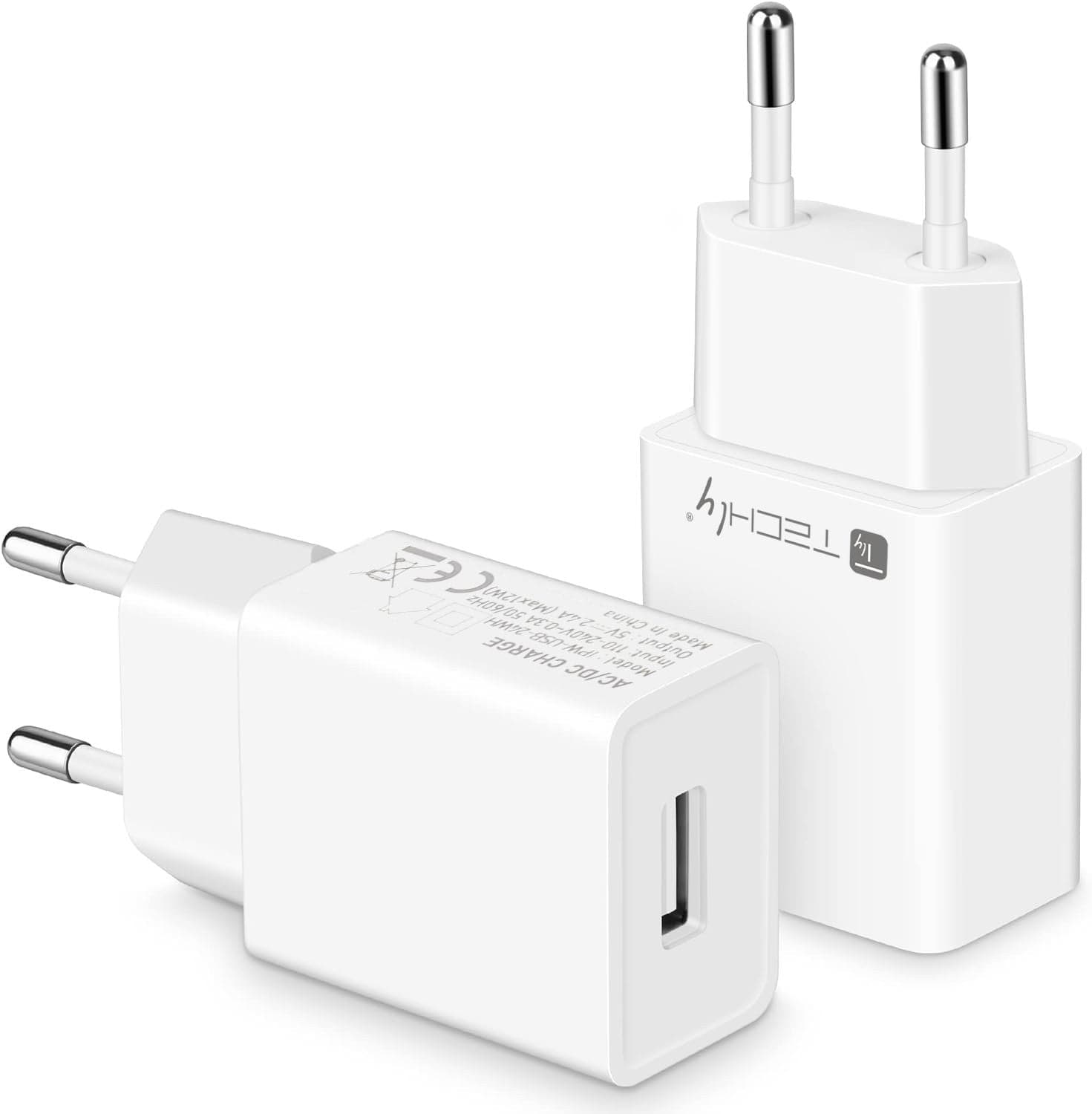 Caricatore Alimentatore USB-A da Muro 5V 2.4A per Smartphone o Tablet in Caricabatterie da muro Scontolo.net - Potenza, commercioVirtuoso.it