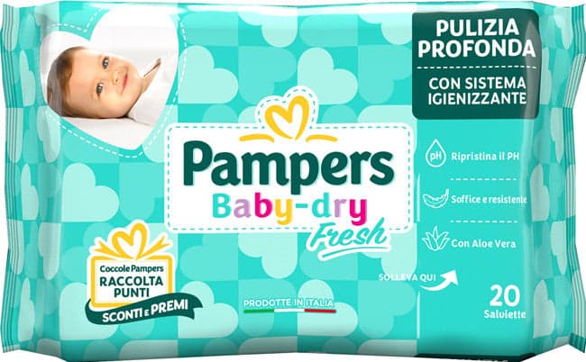 Pampers baby fresh 30%+ cons20 in Pannolini per bambini Clubfarma - Melilli, commercioVirtuoso.it