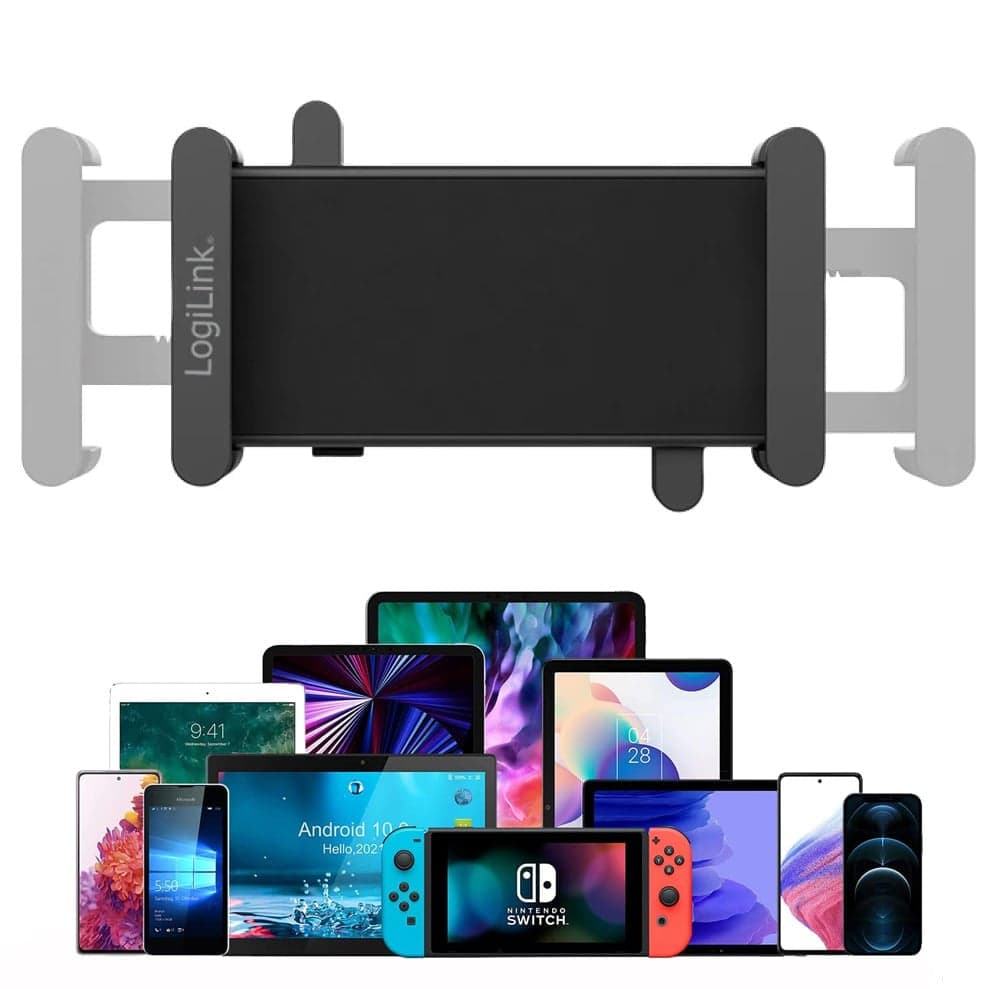 Supporto a Pinza VESA 75x75 per Smartphone e Tablet 4,7''-15'' 1kg max. Nero in  Scontolo.net - Potenza, commercioVirtuoso.it