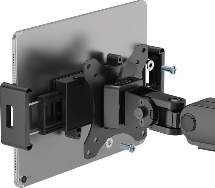Supporto a Pinza VESA 75x75 per Smartphone e Tablet 4,7''-15'' 1kg max. Nero in  Scontolo.net - Potenza, commercioVirtuoso.it