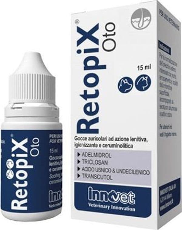 Retopix Oto gocce 15 ml cani gatti in Cura delle orecchie 101 Market - Poggibonsi, commercioVirtuoso.it