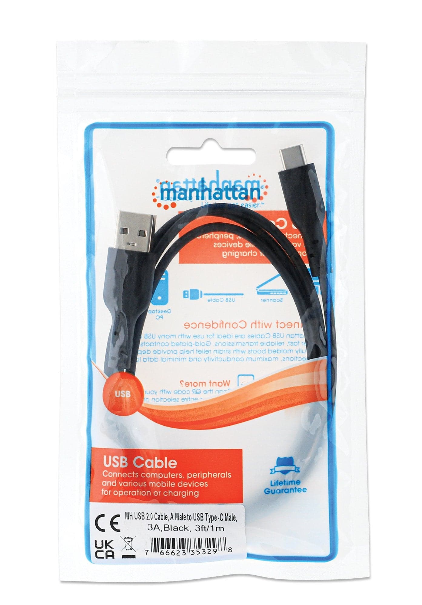 Cavo HiSpeed USB A Maschio / USB-C Maschio 1m Nero in  Scontolo.net - Potenza, commercioVirtuoso.it