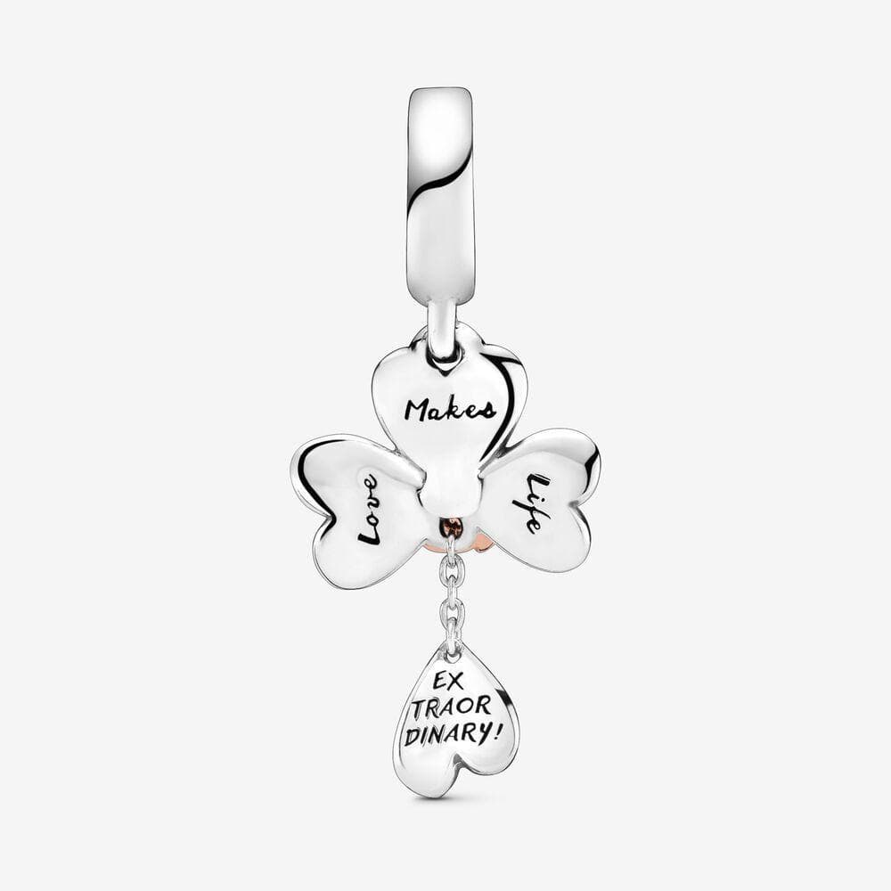 Pandora Charm pendente Quadrifoglio e coccinella portafortuna in Bead Charm Alba Gioielli - Casoria, commercioVirtuoso.it